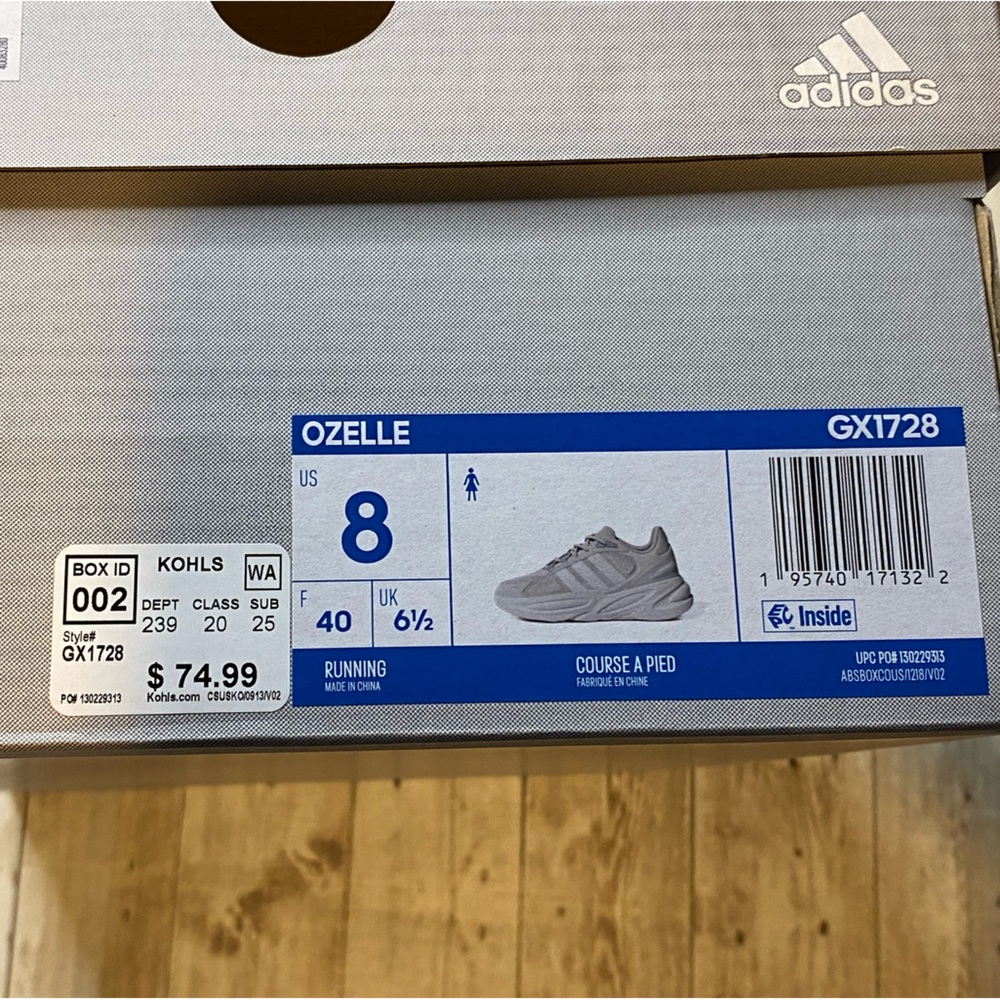 adidas OZELLE Women's Running Shoes 8 - Picture 15 of 16